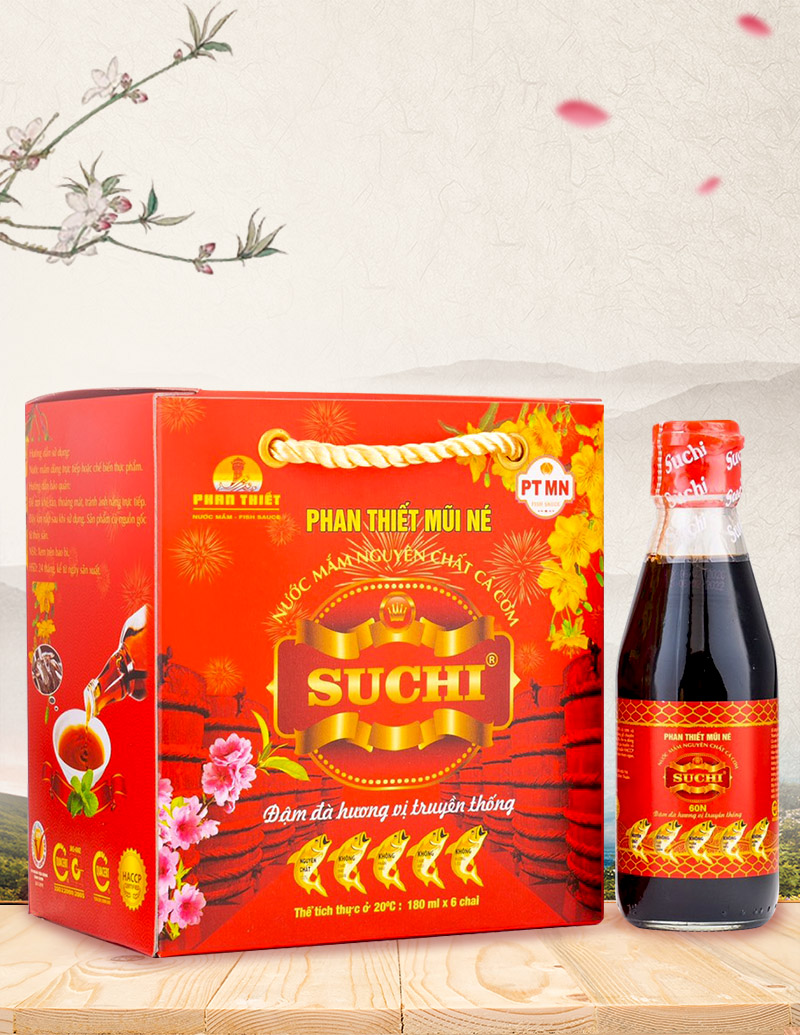 Nước Mắm Truyền Thống Cá Cơm Suchi 60 Độ Đạm