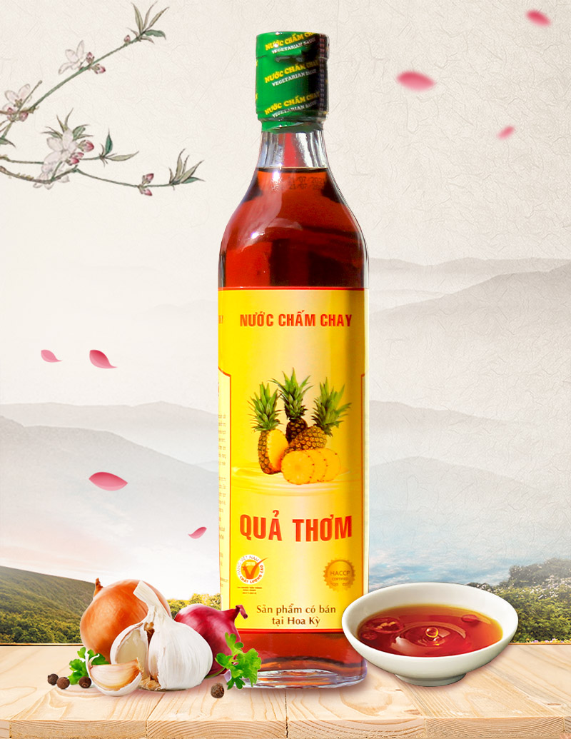 Nước Mắm Chay Quả Thơm - Hảo Hạng - Chai Thủy Tinh